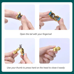 Emoswim - German Professional Stainless Steel Mini Nail Clippers Ultra Sharp and Sturdy Fingernail and Toenail Clippers
