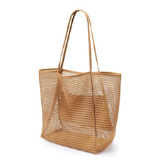 Emoswim - Women's Swimming Beach Bag Portable One Shoulder Storage Bag Crossbody Bag Versatile Mesh Bag