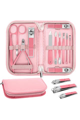 Emoswim - Manicure Pedicure Set 12 Pcs Nail Care Kit for Women Nail Grooming Kit