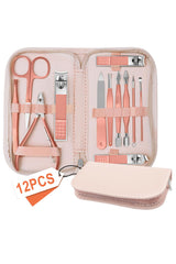 Emoswim - Manicure Pedicure Set 12 Pcs Nail Care Kit for Women Nail Grooming Kit