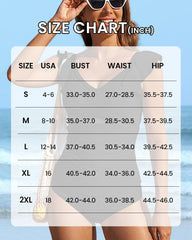 Emoswim - Deep V Cross-Back Ruched One-Piece Swimsuit