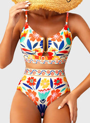Emoswim - 2026 Summer Two Piece Bikini Set U-Wire Cutout High Waisted Swimsuit-Black