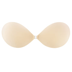 Emoswim - Adhesive Bra Reusable Strapless Self Silicone Push-up Invisible Sticky Bras for Backless Dress