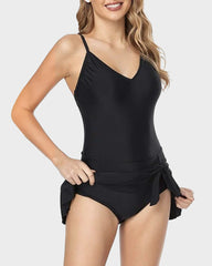 Emoswim - Women's Tummy Control Slim Fit One Piece Swimsuit