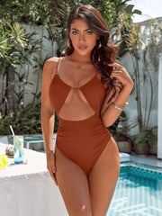 Emoswim - Womens One Piece Swimsuits Cut Out Bathing Suit