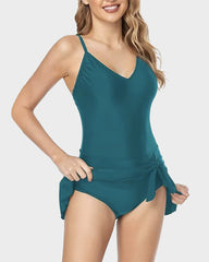 Emoswim - Women's Tummy Control Slim Fit One Piece Swimsuit