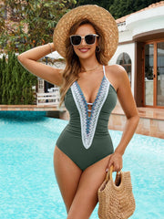 Emoswim - Ruched Tummy Control Bathing Suit