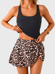 Emoswim - Tankini Swimsuit for Women Tummy Control Two Piece Bathing Suit High Waisted Tank Top with Swim Skirt