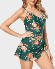Emoswim - Women's Tummy Control Slim Fit One Piece Swimsuit